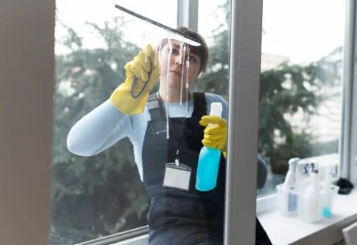 Nettoyage de vitres intérieures et extérieures à Boursay